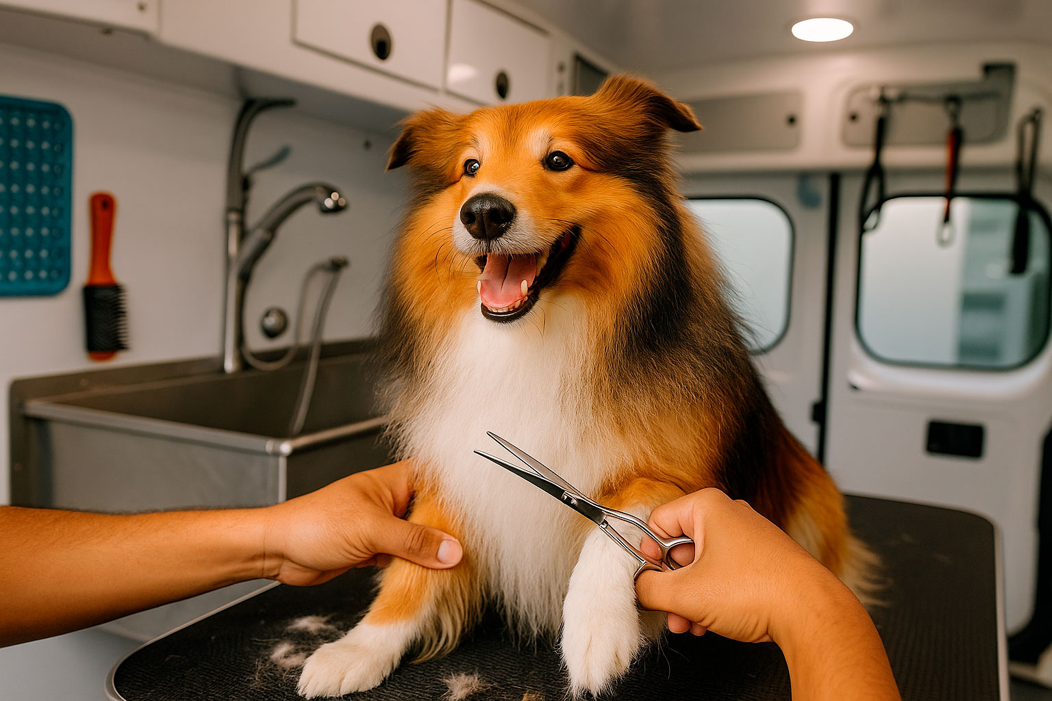 Mobile Dog Haircut